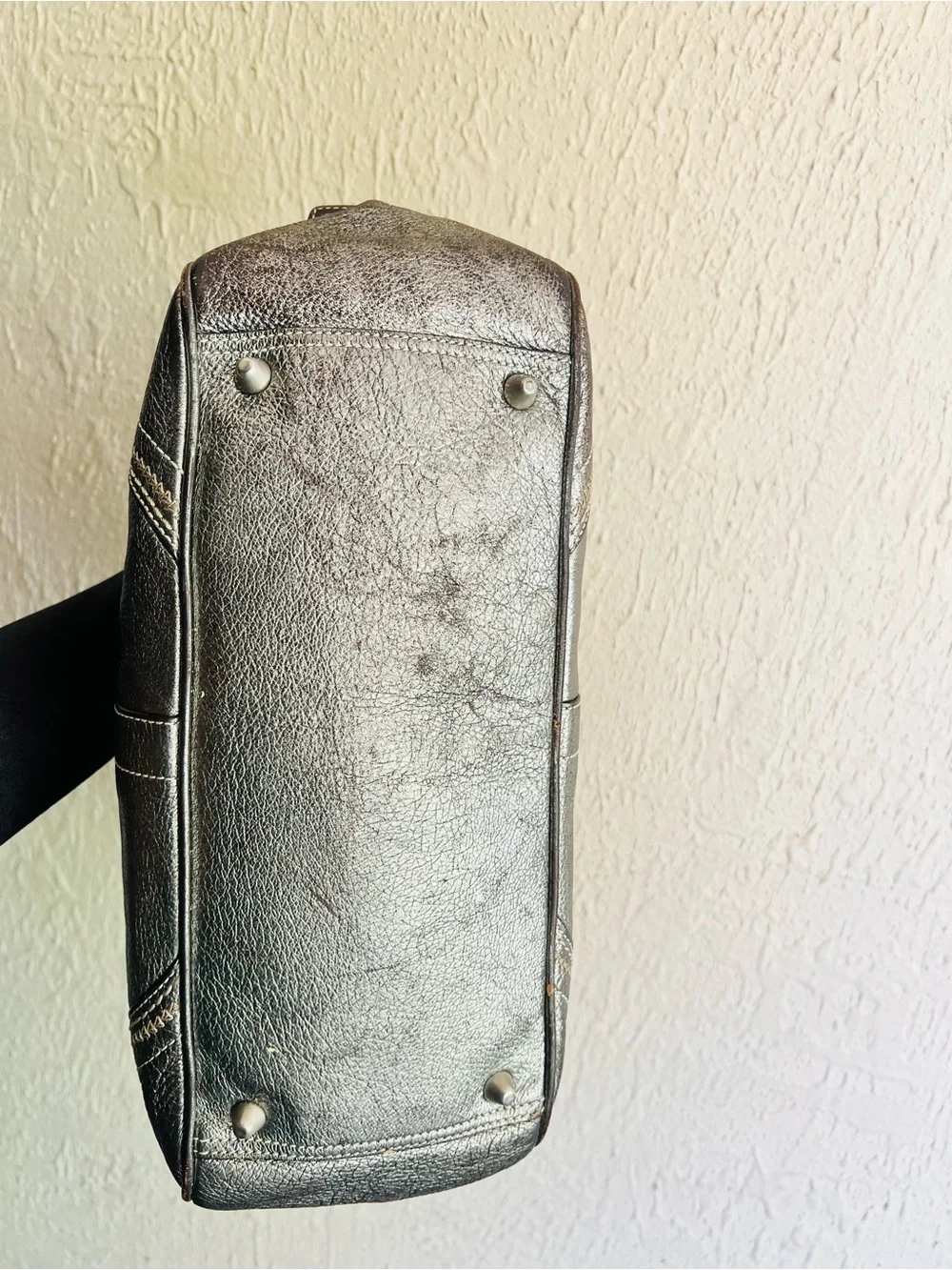 Coach Soho Shoulder Bag in Metallic Silver - Picture 6 of 13